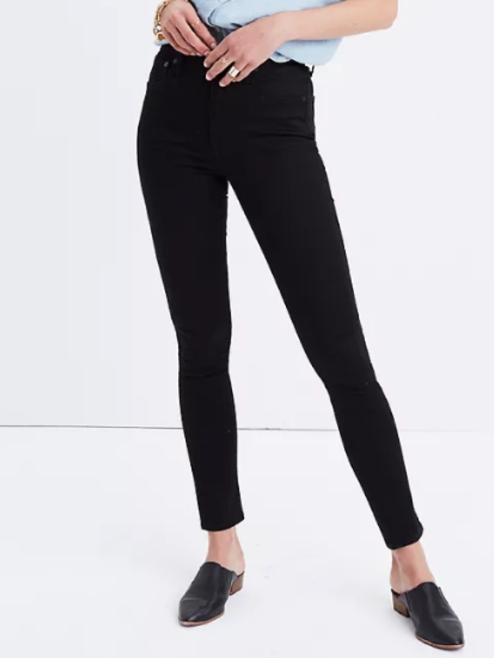 Madewell Women's 10 Inch High Rise Skinny Jeans Carbondale Wash